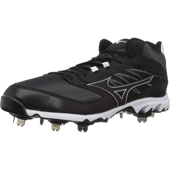 Mizuno 9-Spike Dominant 2 Mid Baseball Cleats, Men\'s 14 US